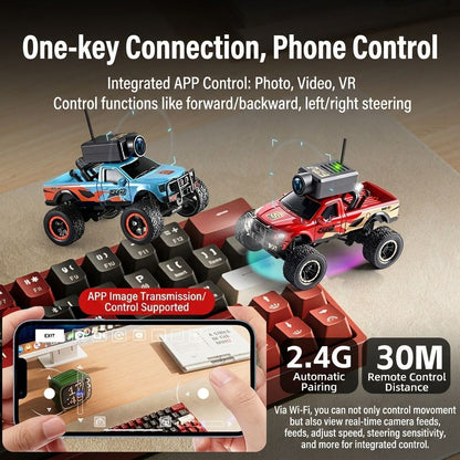 One-key connection and phone app control