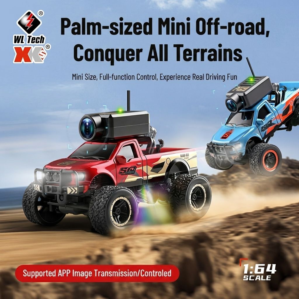 Palm-sized FPV monster pickup conquering all terrains